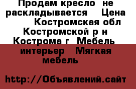 Продам кресло (не раскладывается) › Цена ­ 900 - Костромская обл., Костромской р-н, Кострома г. Мебель, интерьер » Мягкая мебель   